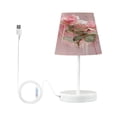thumbnail image 2 of BZSMCE Table Lamp Creative Pink Roses Pattern Simple Pattern Night Light, 2 of 8
