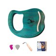 thumbnail image 2 of Arpa de Lira Instrumento de cuerda de caja de resonancia de arpa de lira de madera de 19 cuerdas con llave de afinación 3 uds. Tomshoo Arpa de Lira, 2 of 6