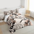 thumbnail image 3 of Castle Fairy Black Owl Queen Comforter Set for Teens,Autumn Leaves Bedding Comforter Set, 3 of 8