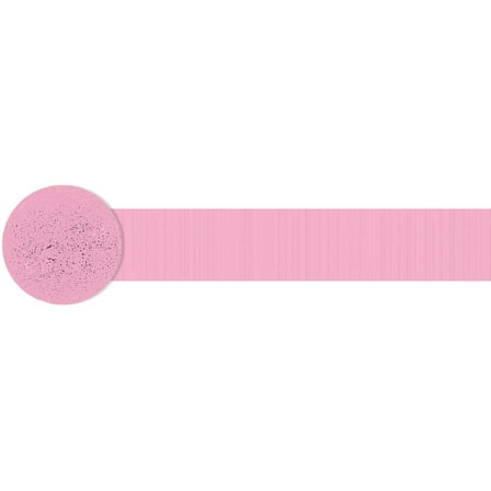 81' New Pink Crepe Paper Streamer