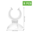 thumbnail image 3 of 8pcs Plastic Clamp Suction Cup Open Transparent Fixing Suction Cup for Aquarium Fish Tank, 3 of 5