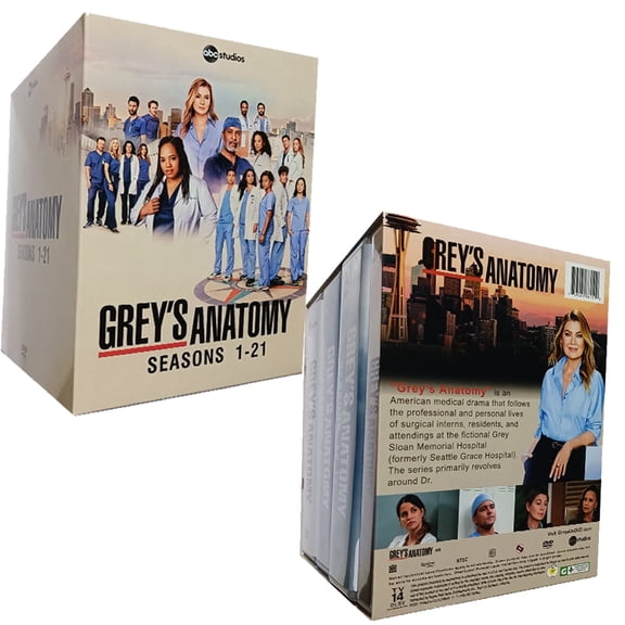 Grey’s Anatomy: The Entire Series (Season 1 to 21) – Brand New 108-Disc DVD Collection