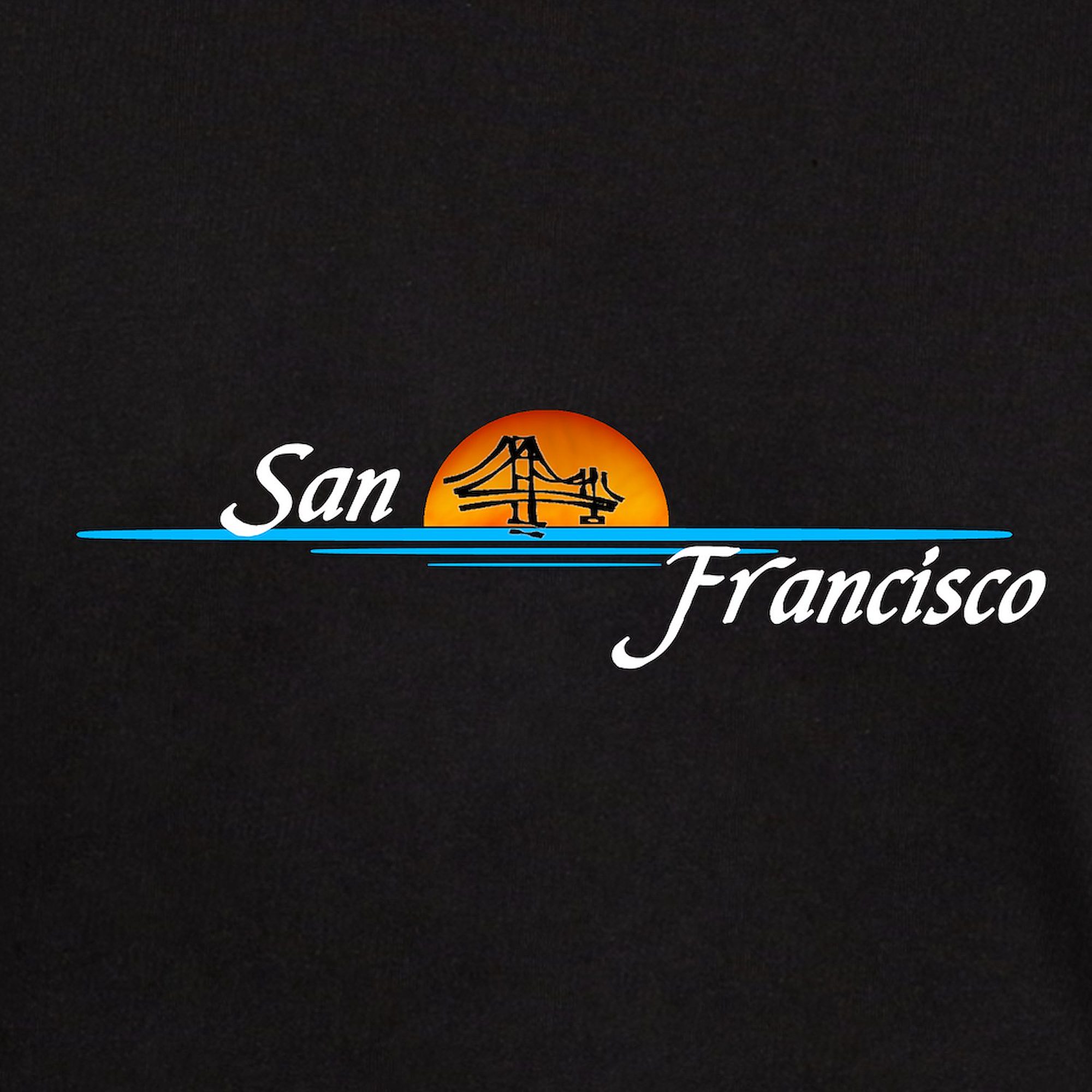 CafePress - San Francisco Sunset Dark T Shirt - 100% Cotton T-Shirt - image 3 of 4