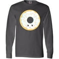 thumbnail image 3 of Inktastic White Donut Long Sleeve T-Shirt, 3 of 5