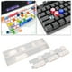 thumbnail image 5 of Moldes de teclado, molde de silicona, herramientas para hacer resina, molde de resina para llave, para eje transversal Blanco, 5 of 9