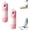 2pcs Pink, variant on 2-in-1 Box Cutter & Thermal Paper Eraser, Water-Based Correction Marker Safe Ink, Portable Mini Cutter Design, Perfect for Shipping Labels Receipts Mail Packages Address Privacy (Pink)