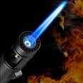 thumbnail image 4 of Hxlazmoo Portable Windproof Butane Torch Lighter with Adjustable Blue Flame - Refillable High-Temperature Jet Lighter for Welding & DIY Projects, 4 of 9