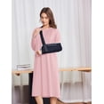 thumbnail image 6 of Pinspark Hospital Gowns for Women Post Shoulder Surgery Open Back Adaptive clothing lounge dress for Patients&Seniors Nightgown, 6 of 6