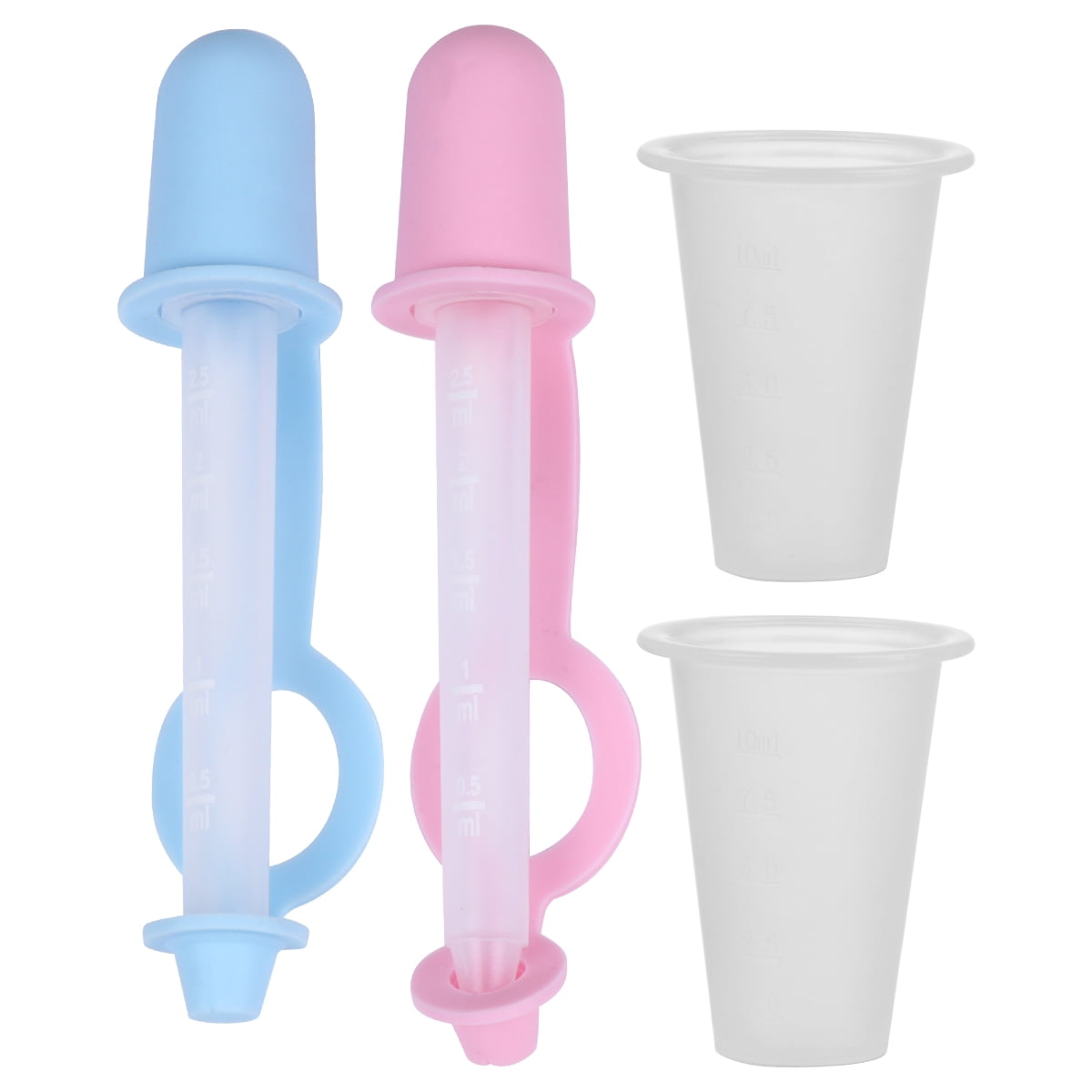 2 Sets Baby Pipette Liquid Food Dropper Infant Care Accessory (Blue