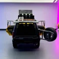 thumbnail image 4 of Modèle Réduit 1:24 Toyota LAND CRUISER LC80 SUV en Alliage Véhicule Tout-Terrain Jouet Modèle de Collection Avancé Orange, 4 of 6