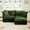 Green, variant on 2-seat Slipcovered Sofa in Chenille | Can Be Converted into Sofa Bed | Relish in the Comfort of Deep Seating