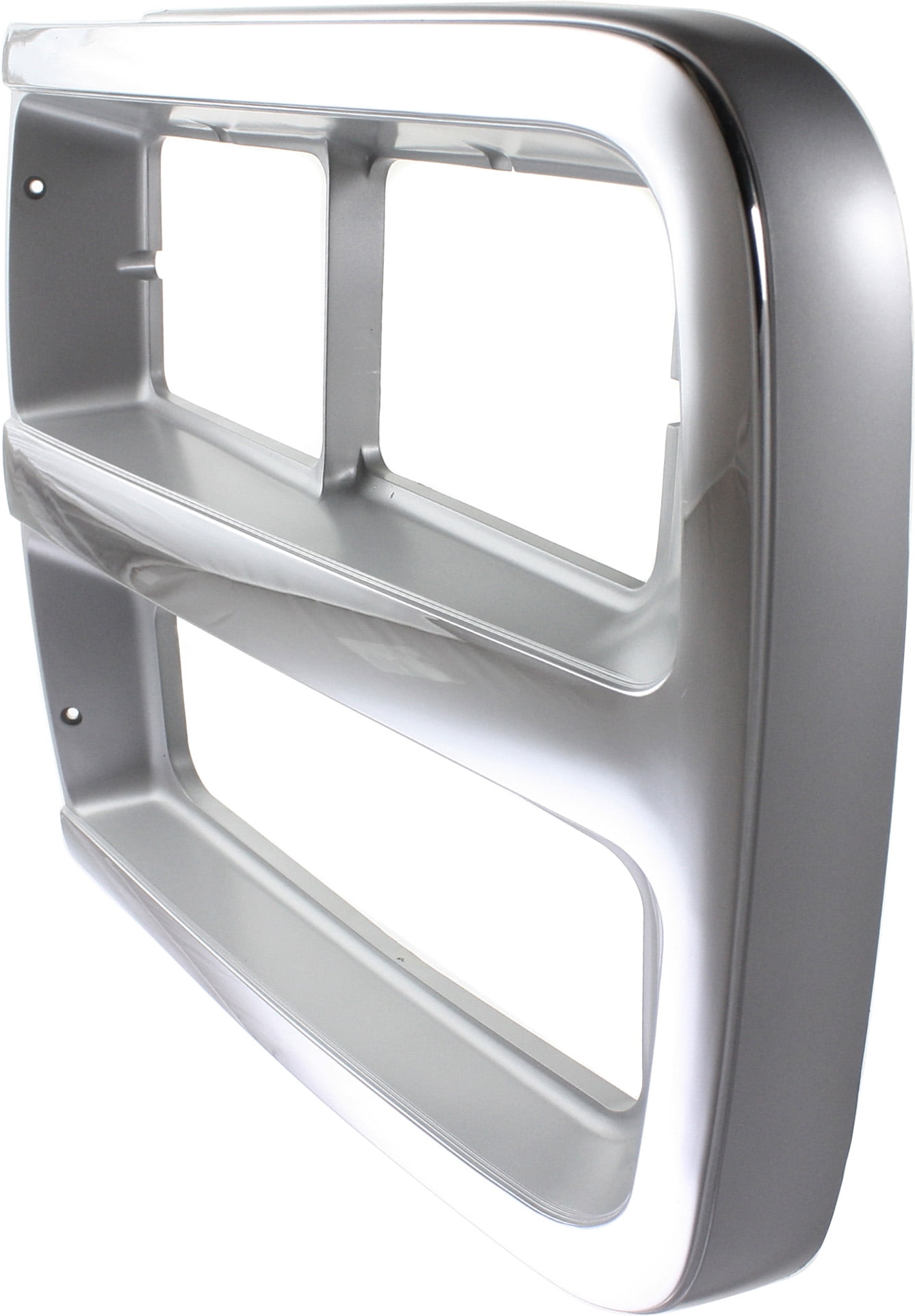 Replacement 7057 Headlight Door Compatible For 1992-1996 Chevrolet P30 1992-1995 G10 Left Driver Chrome and gray