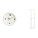 thumbnail image 1 of Reloj De Pared Moderno De Acrílico, Colgante, Silencioso, Con Números Grandes. Ideal Para Decorar El Hogar, La Oficina, El Estudio O El Balcón. Fácil De Armar., 1 of 7