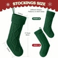 thumbnail image 5 of 6-Pack Christmas Stockings with Wooden Tags, Personalized Family Set for Fireplace, 5 of 9