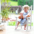 thumbnail image 2 of Ktaxon Wooden Child's Rocking Chair,Small Wooden Rocker with High Backrest for Kids Ages 3-6,for Patio Porch Outdoor & Indoor,Living Room,Bedroom,Balconies(White), 2 of 11