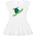 thumbnail image 3 of Inktastic Sea Turtle with Swirls Girls Baby Dress, 3 of 5