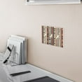 thumbnail image 5 of Yayeee Toggle Light Switch Wall Plate 2-Gang 4.56"x4.48" Decorative Outlet Cover, Brown Abstract Dots, 5 of 7