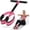 55 Pounds Pink#1, variant on 55/75 Durable Pedal Resistance Band,Resistance Bands with Handles Exercise Bands for Full Body Training, Core, ABS, Legs, Glutes Sit Up Equipment for Home Workout(75 Pounds Orange)
