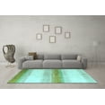 thumbnail image 3 of Ahgly Company Indoor Rectangle Solid Light Blue Modern Area Rugs, 2' x 3', 3 of 4