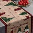 thumbnail image 1 of Fiudx Ofertas Flash Del Día Suministros De Decoración Del Hogar Navideño, Camino De Mesa De Tela Tejida, Mantel Navideño, 1 of 7