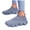 Dark Gray, variant on Mens Womens Slip on Loafers Lightweight Walking Tennis Shoes Laceless Running Sneakers Mesh Jogging Casual Athletic Shoes White Size 9