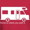 thumbnail image 3 of CafePress - Home Is Where You Park It. Dark T Shirt - Men's Classic Graphic Cotton T-Shirt, 3 of 4