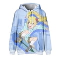 thumbnail image 2 of Henjin no Salad Bowl Hoodies Men Women Thin Fleece Anime Harajuku Oversize Sweatshirt, 2 of 4