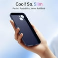 thumbnail image 2 of OriginalFit Slim Case for iPhone 13 6.1'', Ultra Thin Sturdy Protective Phone Case with Full Camera Protection & Anti-Scratch & No Fingerprint Hard Matte Back Cover, Silky-Touch, Dark Blue, 2 of 13
