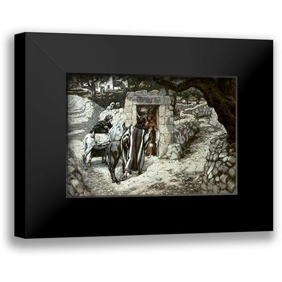 Tissot, James 14x11 Black Modern Framed Museum Art Print Titled - Foal of Bethpage