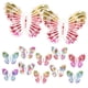 thumbnail image 1 of 20 piezas cuentas espaciadoras para pulsera, abalorios de mariposa DIY, cuentas de cristal de animales para hacer pulseras, colgantes, 1 of 5
