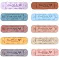 thumbnail image 1 of Etiquetas para coser, 60 piezas, etiquetas de cuero hechas a mano, etiquetas de tela, etiquetas hechas a mano, etiquetas tejidas para coser, etiquetas para ropa, manualidades de costura DIY TUNC Sencillez, 1 of 5