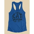 thumbnail image 3 of I Am A Cat Person Racerback Tank Women -Image by Shutterstock, Female XX-Large, 3 of 4