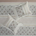 thumbnail image 4 of Madison Park Cotton Comforter Set, Queen Size, Lace Taping Pintucked, Blush, 9-Piece, 4 of 13