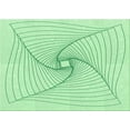 thumbnail image 1 of Ahgly Company Machine Washable Indoor Rectangle Transitional Mint Green Area Rugs, 3' x 5', 1 of 7