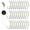 L ×30, variant on Fishing Hooks M ×20 High Carbon Steel Saltwater Resistant Barbed Freshwater Saltwater Use