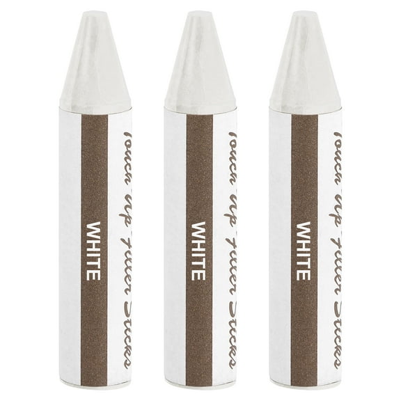 Wood Filler Stick, 3 Pcs Wax Sticks Wood Touch Up Markers, White