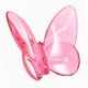thumbnail image 3 of Figura de mariposa voladora Figura de mariposa de cristal Estatua de animal coleccionable Rosa, 3 of 6