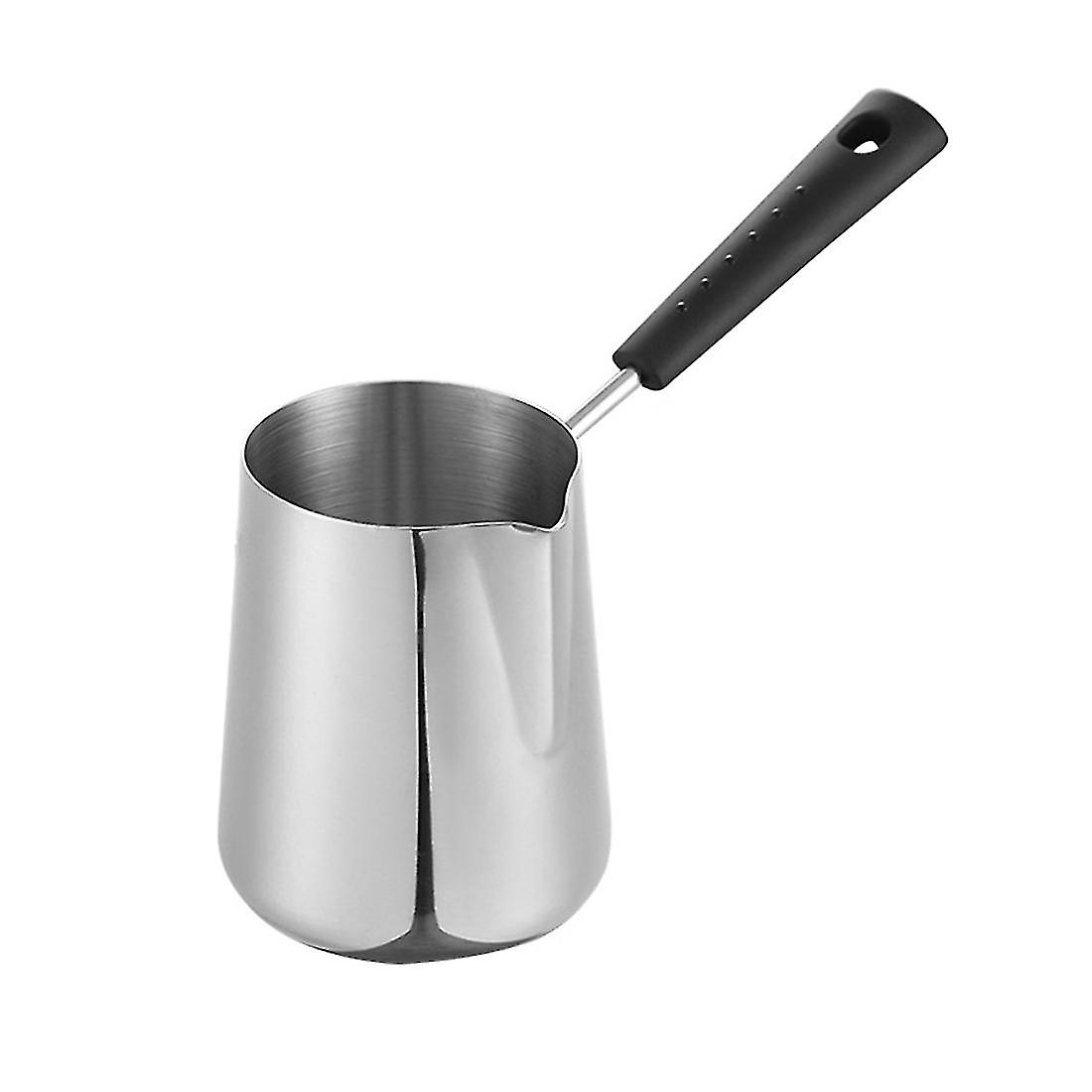 Pot à Lait/café En Acier Inoxydable 600ml - Pour Faire Fondre Beurre, Chocolat, Chauffer Sauce - Bec Verseur, Passe Lave-vaisselle