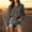 Gray, variant on Women's Western Collared Button Down Long Sleeve Shirt Loose Fit Solid Casual Blouse Shirts for Women Pink S