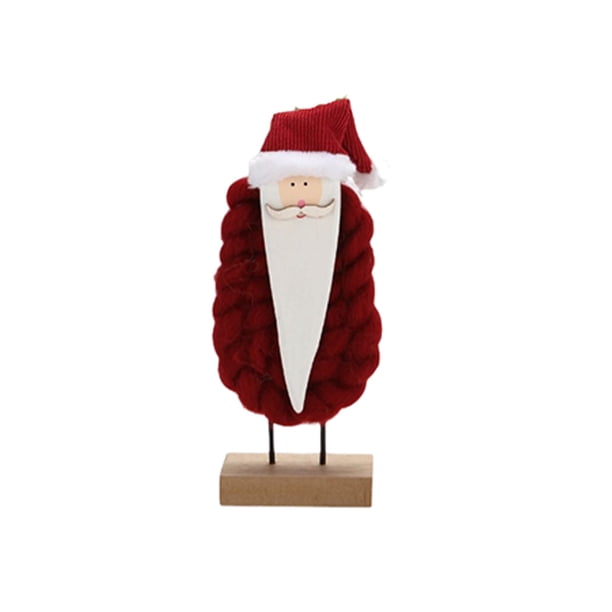 Cateissary Adorno navideño para sala de estar, dormitorio, Adorable, mesita de noche, figurita decorativa, decoración para el hogar, la Kits de decoración para fiestas Papá Noel