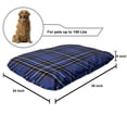 thumbnail image 2 of Plaid Pet Bed, Traditional Vivid Pattern Design from Scotland Country Ornate Abstract Plaid Print, Resistant Pad for Dogs and Cats Cushion with Removable Cover, 24" x 39", Multicolor, by Ambesonne, 2 of 4