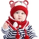thumbnail image 1 of Bebe Conjunto de Bufanda y Sombrero Sombrero Linda Calentar de Punto Gorro para Niño y Niña 6-24 Meses, 1 of 5