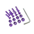 thumbnail image 1 of Baohd 8pcs Replacement Skateboard Hardware Set Longboard Screws Accessories purple, 1 of 9