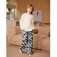 thumbnail image 7 of Arshiner Boys Plaid Pajama Pants Long Plaid PJ Bottoms Boys Sleepwear Lounge Pants with Pockets, 7 of 7