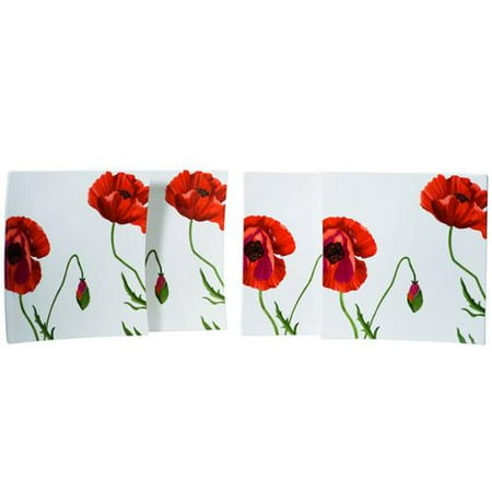 Red Vanilla \'Summer Sun\' Square Dinner Plates (Set of 4) - Walmart.com Red Vanilla \'Summer Sun\' Square Dinner Plates (Set of 4) - Walmart.com