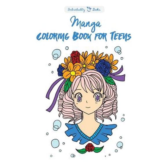 Manga Coloring Book for Teens