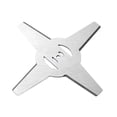 thumbnail image 1 of Cuchilla para Cortacésped 20 Cm Largo Hoja Acero Blanca para Desmalezado Accesorios para Deshierbe para Cortacésped Antienredos (4 Dientes) (una Sola en Burbujas), 1 of 8