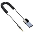 thumbnail image 2 of Sidaley Adaptador Bluetooth de audio para automóvil 3.5MM Jack Multifuncional USB Bluetooth 5.0 Transmisor y receptor Convertidor de señal de audio Teléfono y Comunicación, 2 of 6