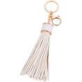 thumbnail image 1 of HSHDLDF Women Leather Tassels Keychain Car Circle Key Rings Gift Bag Hanging Buckle, 1 of 5