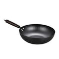 thumbnail image 2 of GUOOL Wok Pan Cookware 32cm Wood Handle Pots Gas Pans General Nonstick Coating Honeycomb, 2 of 9